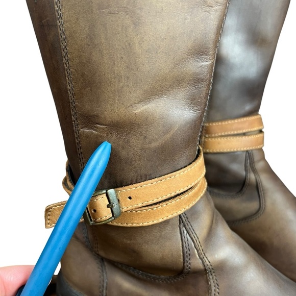 Merrell Captiva Strap Cinnamon Tall Leather Boots Size 7 - Picture 2 of 10